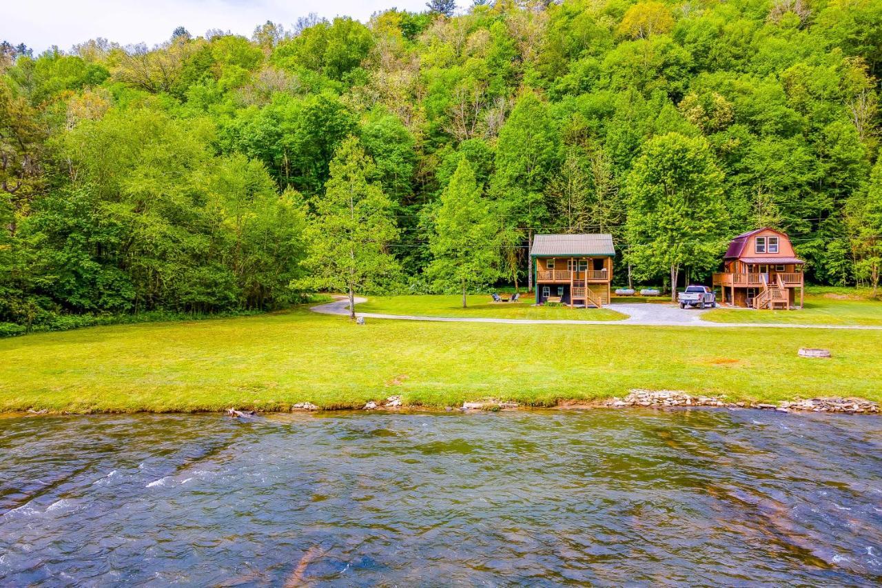 Vila Cozy Riverfront Cabin With Fire Pit Fish And Explore! Murphy Exteriér fotografie